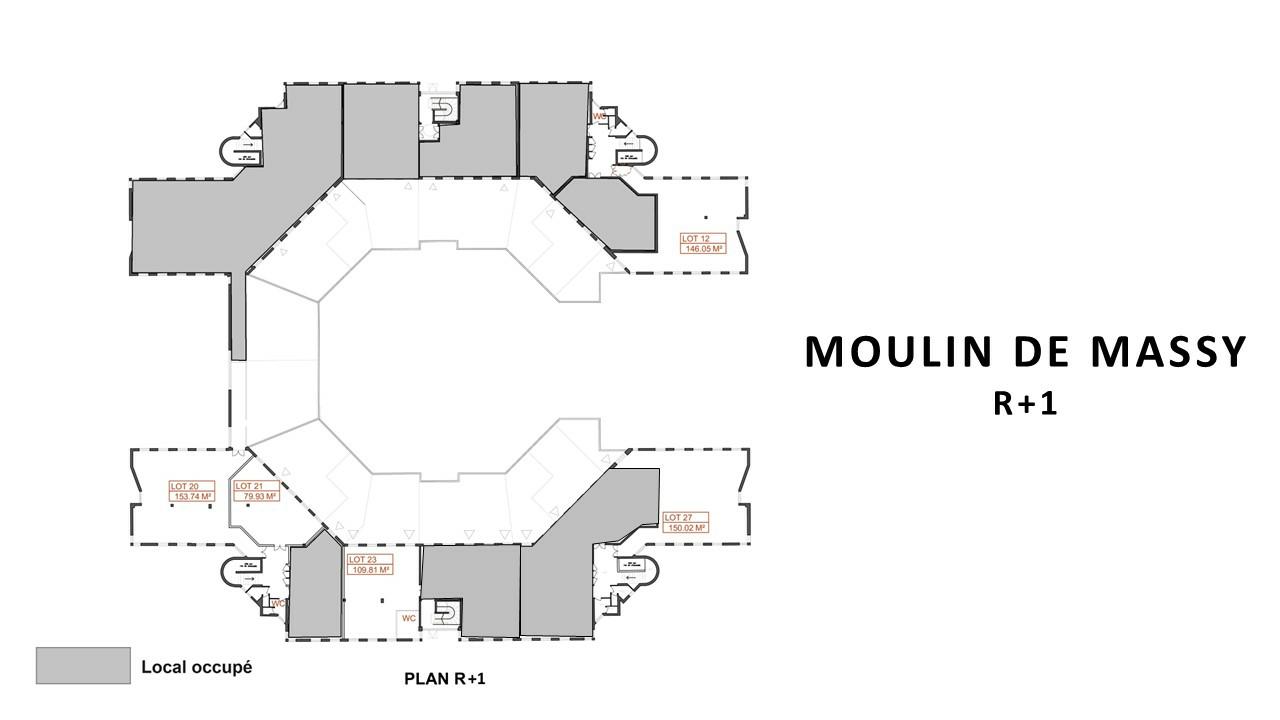 Bureau Massy 761m² Location bureau Massy Essonne OLBUR2207430 4